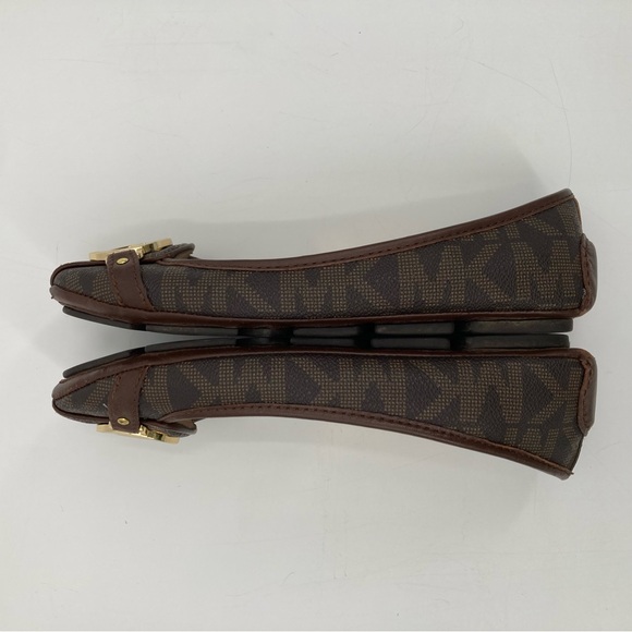 MICHAEL Michael Kors Comfort Shoes Flats Loafers Brown Metal Accent Women Sz 7 - Picture 8 of 12